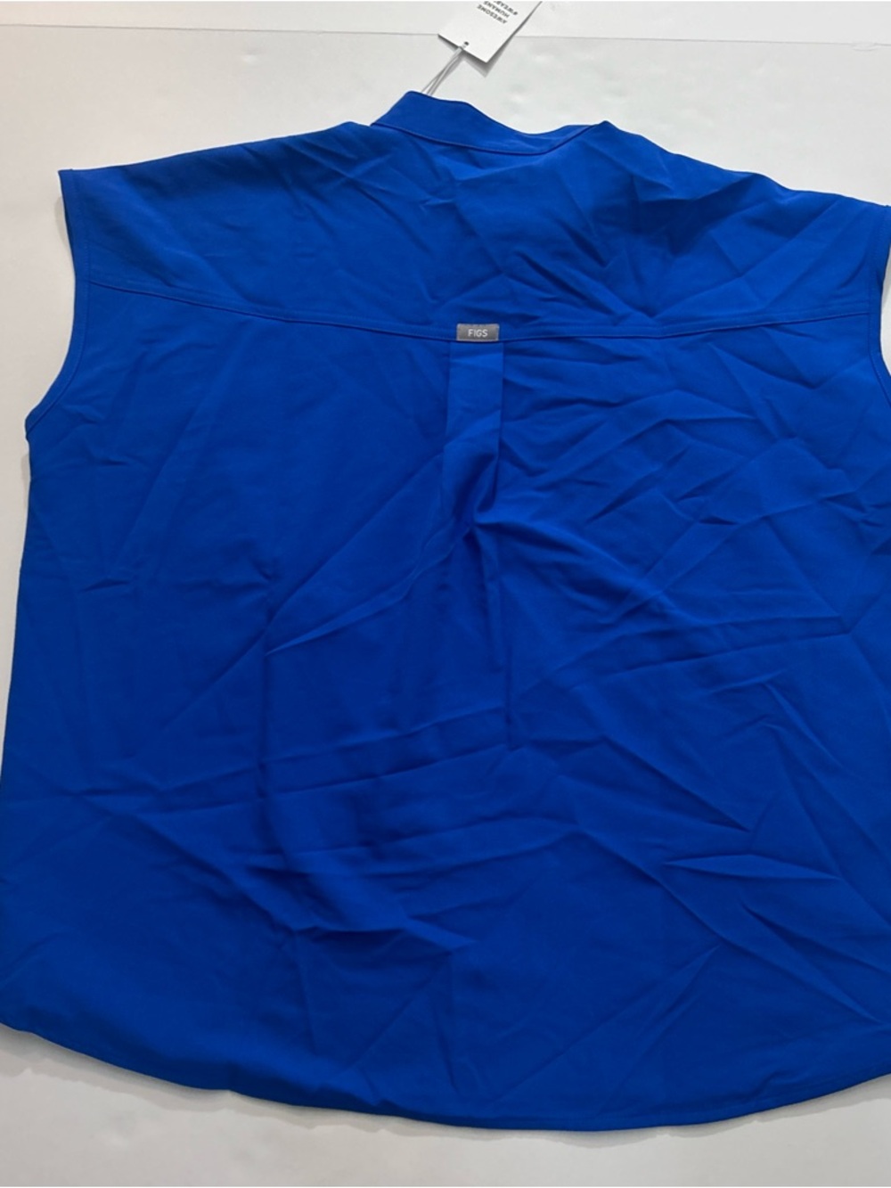 FIGS Rafaela Oversized Scrub Top Royal Blue Medical Nurse NWT Women’s Medium - Picture 12 of 14